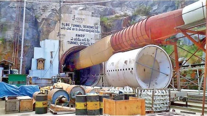 Six Workers Feared Trapped in Telangana Tunnel Collapse