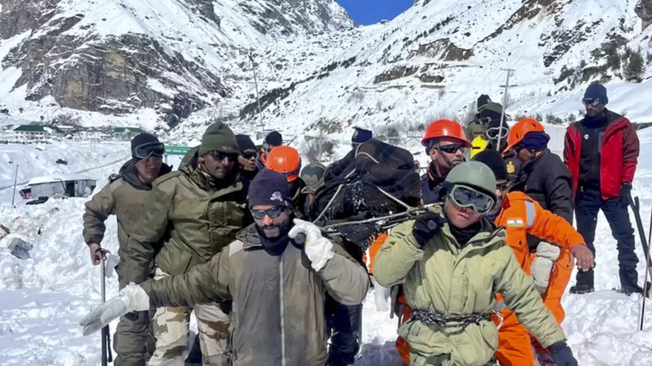 Chamoli Avalanche Rescue Operations